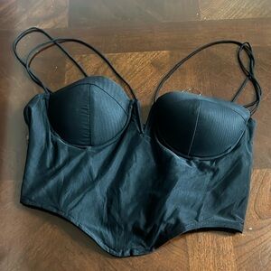 Black corset top